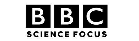 Black and white logo featuring "BBC" and "Science Focus" text.