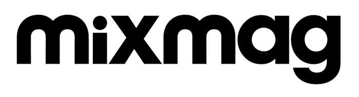 Black silhouette of a cat sitting, with a curved tail and pointed ears.